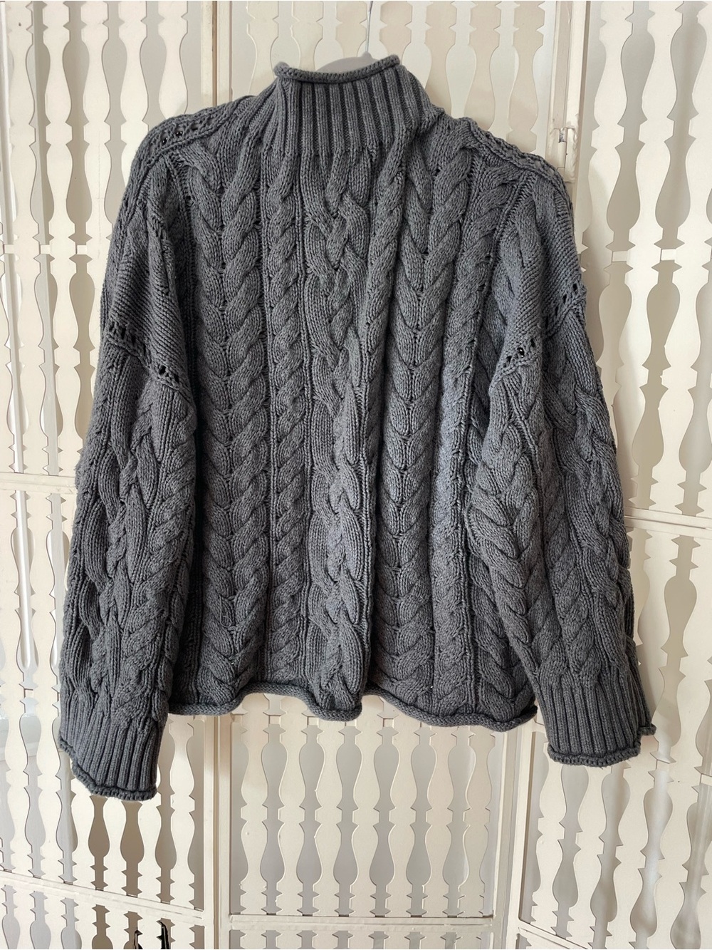 J. Crew Cable Knit 2025 Rollneck Sweater - Picture 3 of 4